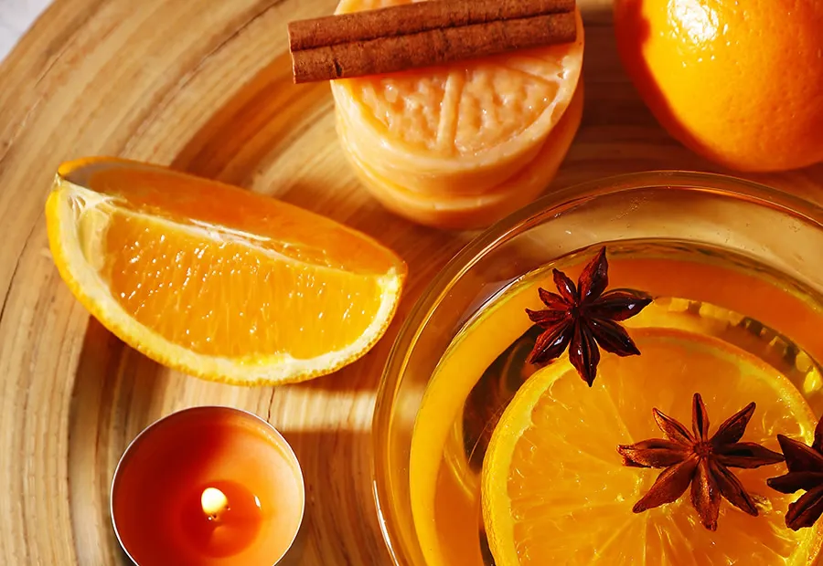 Hot Orange Massage Display Image